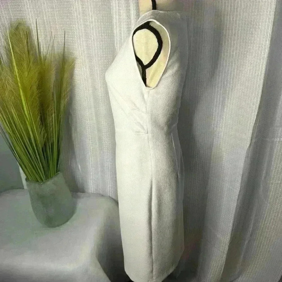 Rachel Comey Gorgeous Sleeveless White Textured Medina Dress Size 4 NWOT - Picture 4 of 15